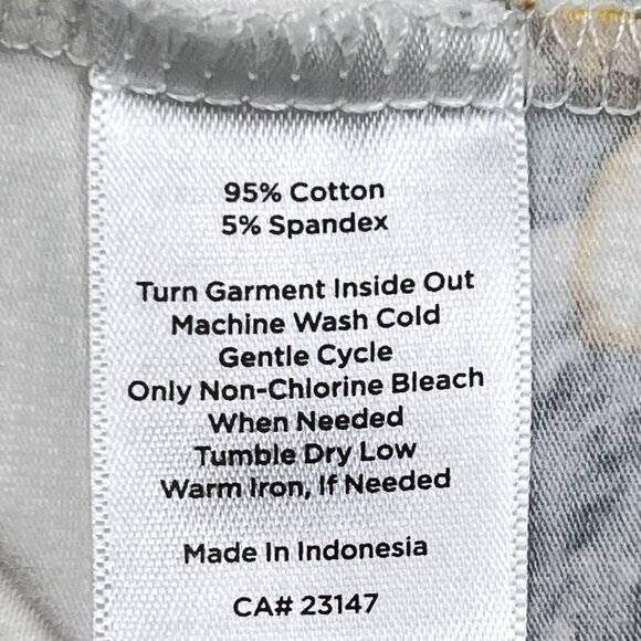 Talbots Cotton Bateau Neck Lemon Tree Lemoncello Botanical 3/4 Tee Sz 3XL - NWOT - Picture 6 of 6